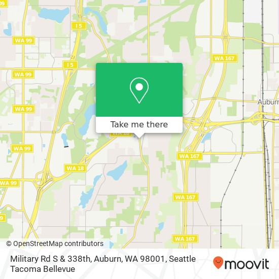 Military Rd S & 338th, Auburn, WA 98001 map