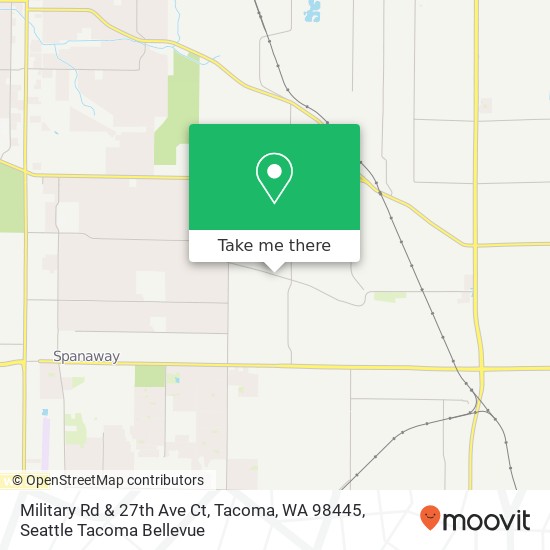 Mapa de Military Rd & 27th Ave Ct, Tacoma, WA 98445