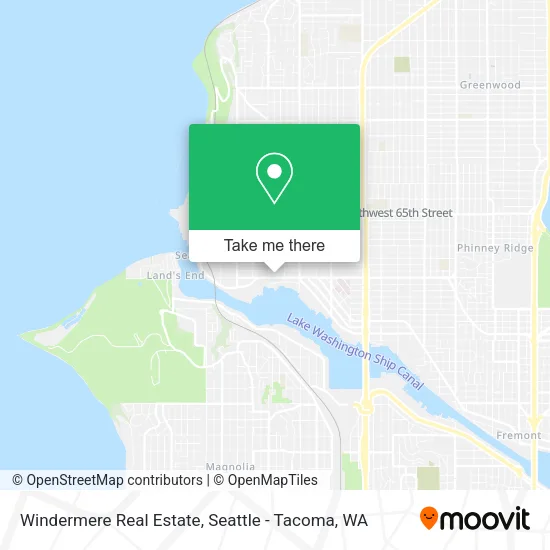 Mapa de Windermere Real Estate