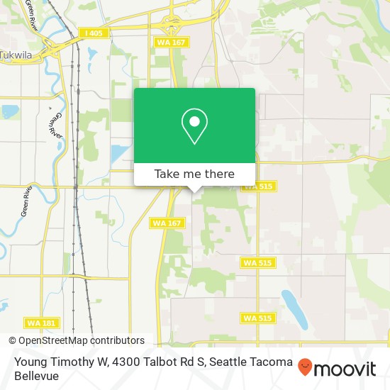 Mapa de Young Timothy W, 4300 Talbot Rd S