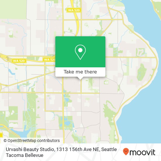 Urvashi Beauty Studio, 1313 156th Ave NE map