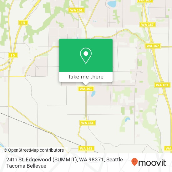 Mapa de 24th St, Edgewood (SUMMIT), WA 98371