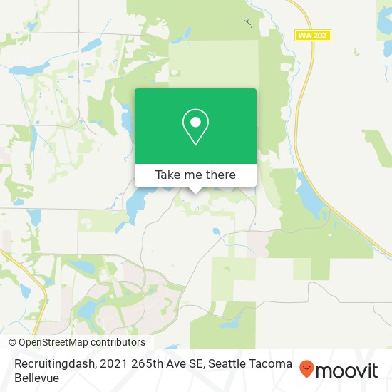 Recruitingdash, 2021 265th Ave SE map