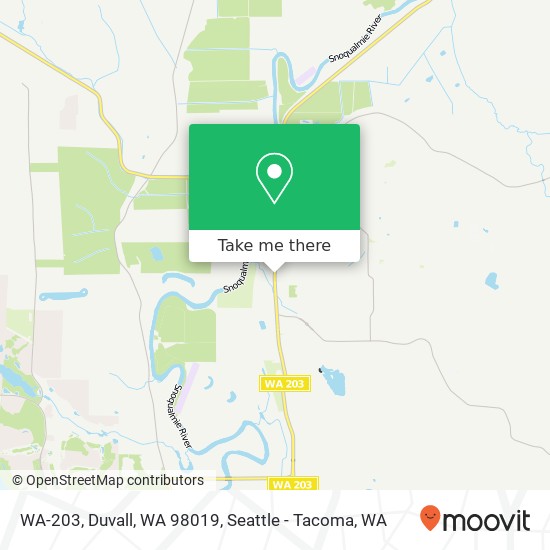 Mapa de WA-203, Duvall, WA 98019