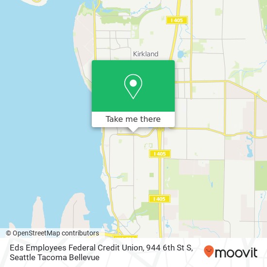 Mapa de Eds Employees Federal Credit Union, 944 6th St S