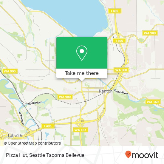 Pizza Hut map