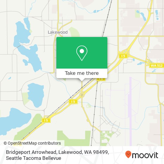 Bridgeport Arrowhead, Lakewood, WA 98499 map