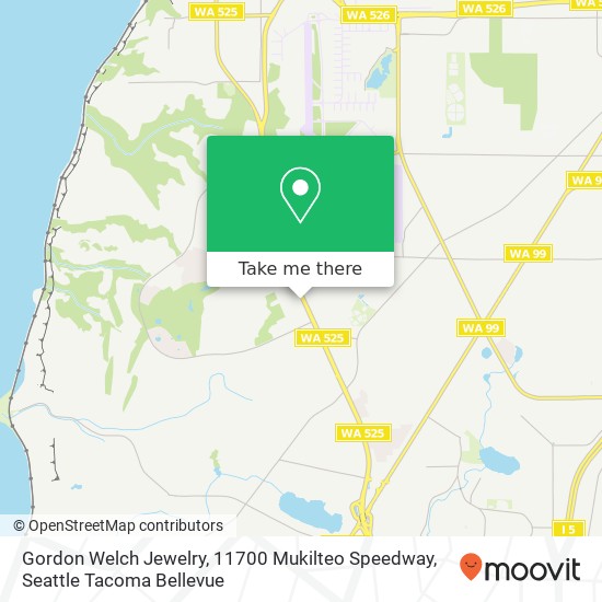 Mapa de Gordon Welch Jewelry, 11700 Mukilteo Speedway