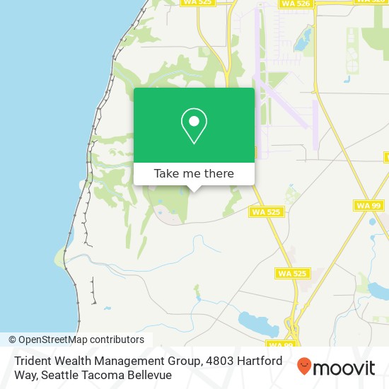 Mapa de Trident Wealth Management Group, 4803 Hartford Way