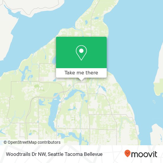 Mapa de Woodtrails Dr NW, Olympia, WA 98502