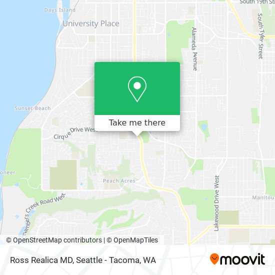 Ross Realica MD map