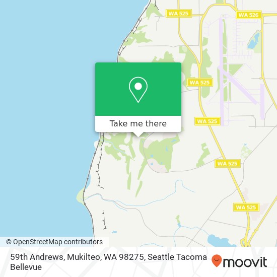 Mapa de 59th Andrews, Mukilteo, WA 98275