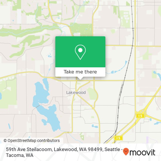 59th Ave Steilacoom, Lakewood, WA 98499 map