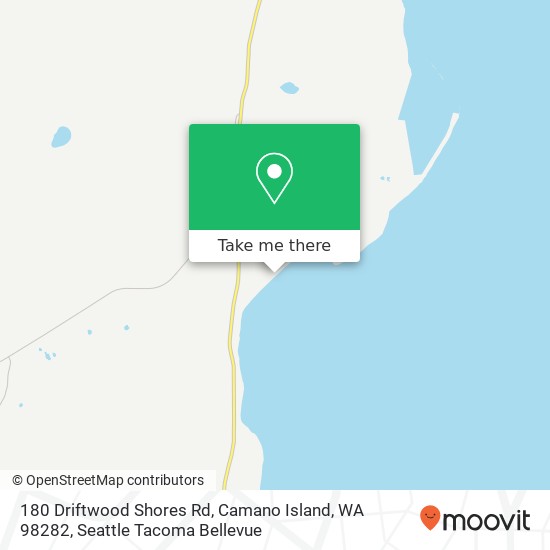 Mapa de 180 Driftwood Shores Rd, Camano Island, WA 98282