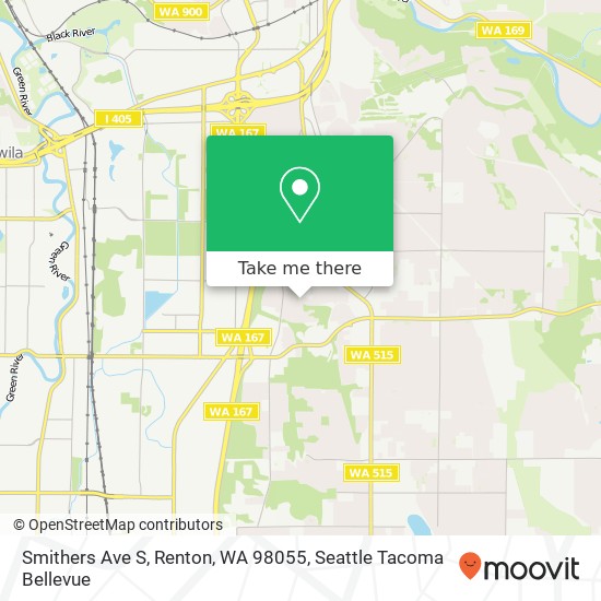 Smithers Ave S, Renton, WA 98055 map