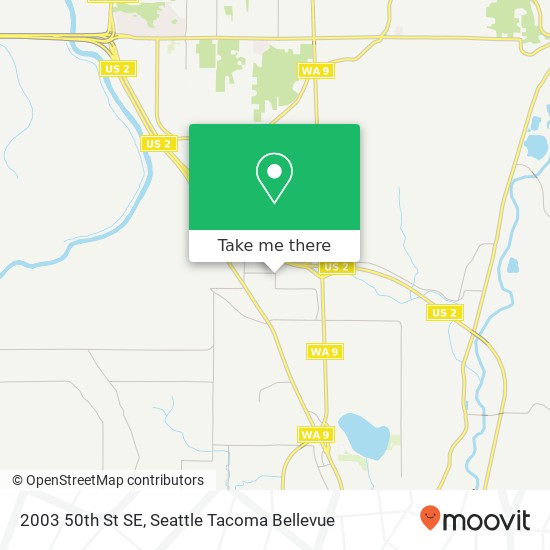 Mapa de 2003 50th St SE, Snohomish, WA 98290