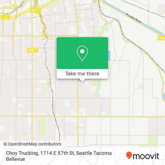 Choy Trucking, 1714 E 57th St map