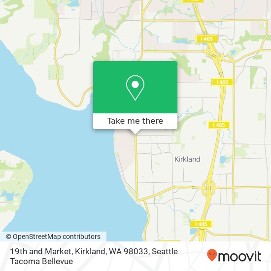 Mapa de 19th and Market, Kirkland, WA 98033