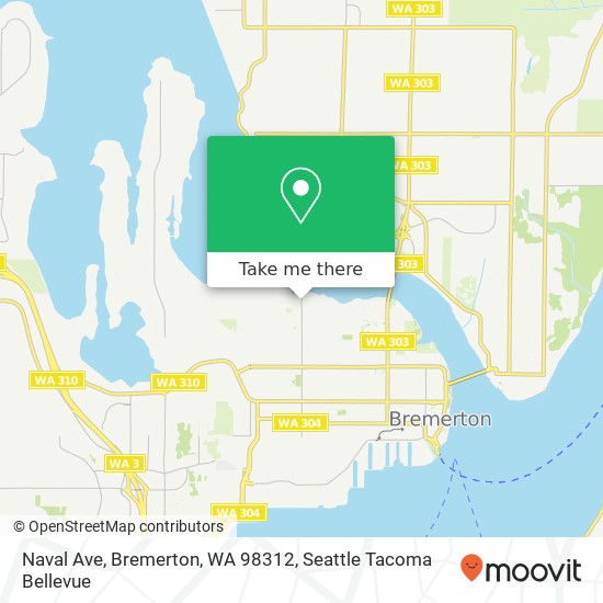 Naval Ave, Bremerton, WA 98312 map