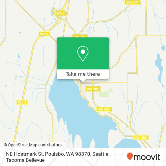 NE Hostmark St, Poulsbo, WA 98370 map