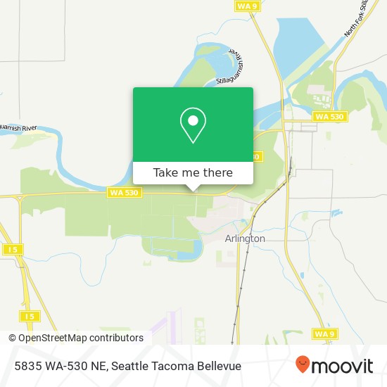 Mapa de 5835 WA-530 NE, Arlington, WA 98223