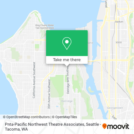 Pnta-Pacific Northwest Theatre Associates map