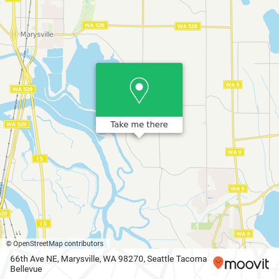 Mapa de 66th Ave NE, Marysville, WA 98270