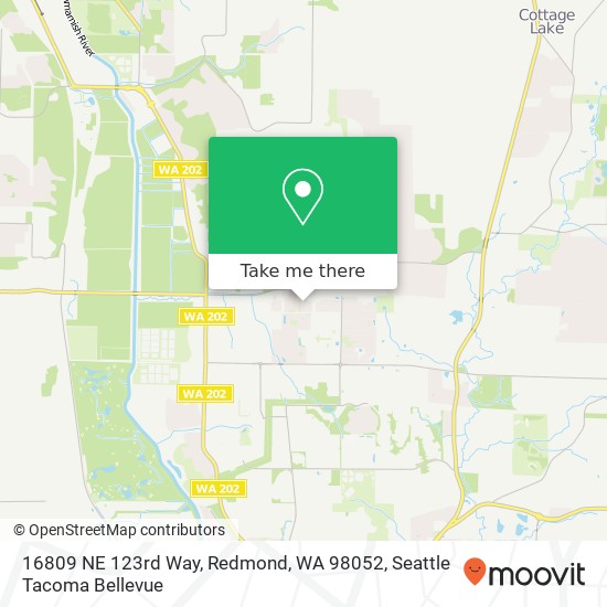 16809 NE 123rd Way, Redmond, WA 98052 map