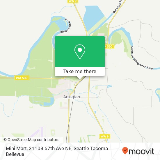 Mapa de Mini Mart, 21108 67th Ave NE