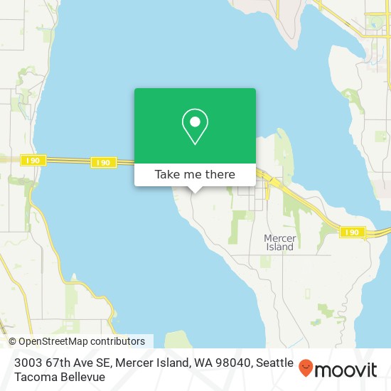 3003 67th Ave SE, Mercer Island, WA 98040 map