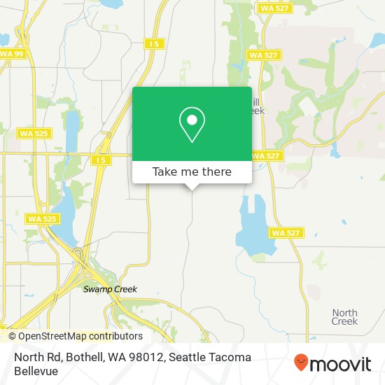 Mapa de North Rd, Bothell, WA 98012