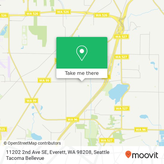 Mapa de 11202 2nd Ave SE, Everett, WA 98208