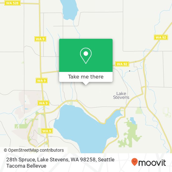 Mapa de 28th Spruce, Lake Stevens, WA 98258