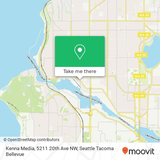 Kenna Media, 5211 20th Ave NW map