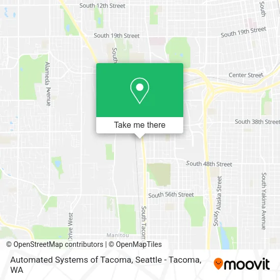 Mapa de Automated Systems of Tacoma