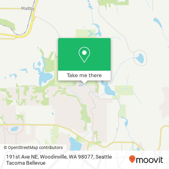 Mapa de 191st Ave NE, Woodinville, WA 98077