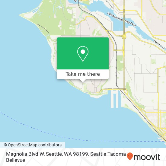 Magnolia Blvd W, Seattle, WA 98199 map