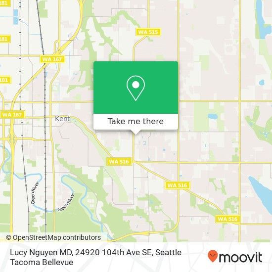 Mapa de Lucy Nguyen MD, 24920 104th Ave SE