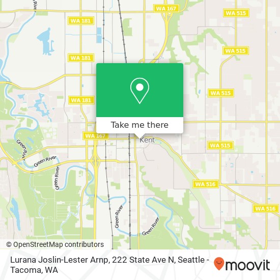 Mapa de Lurana Joslin-Lester Arnp, 222 State Ave N