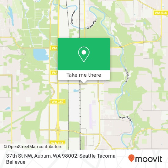 37th St NW, Auburn, WA 98002 map