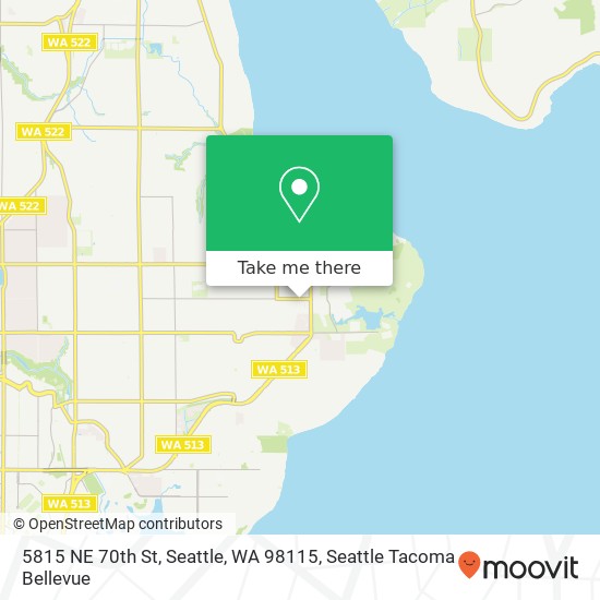 5815 NE 70th St, Seattle, WA 98115 map