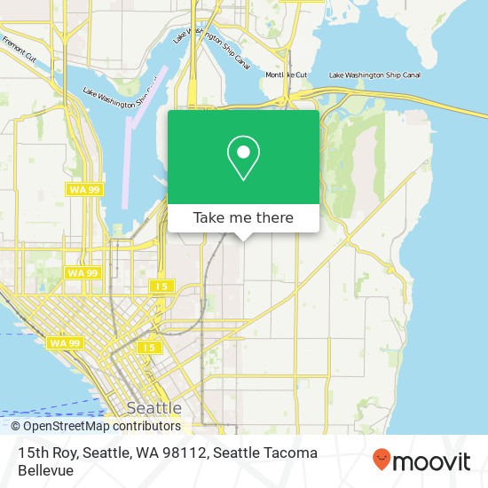 Mapa de 15th Roy, Seattle, WA 98112