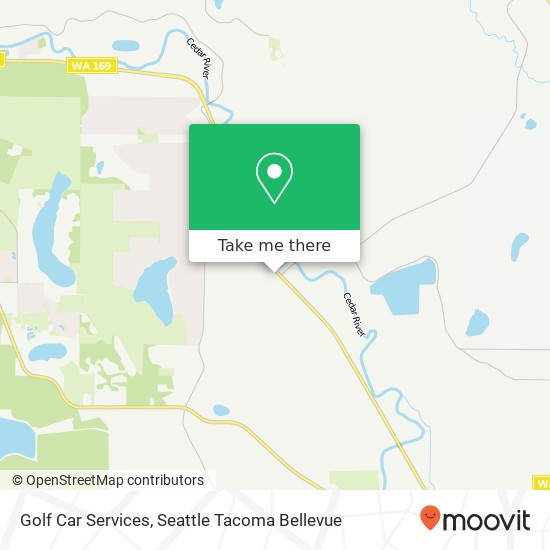Mapa de Golf Car Services, 18233 Renton Maple Valley Rd SE