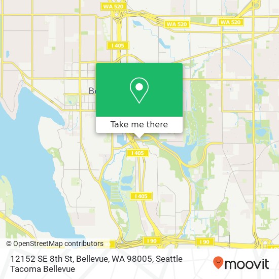 12152 SE 8th St, Bellevue, WA 98005 map