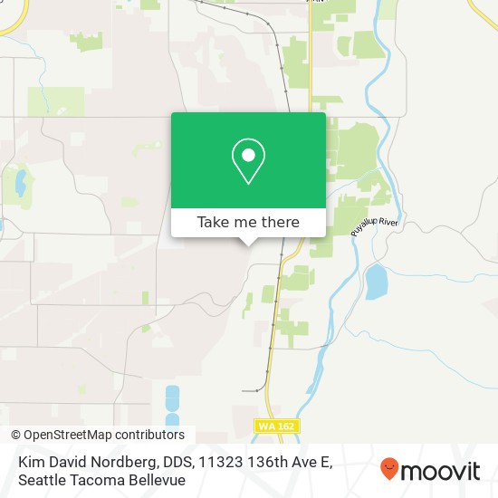 Mapa de Kim David Nordberg, DDS, 11323 136th Ave E