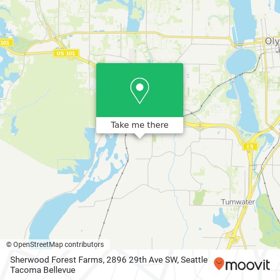 Mapa de Sherwood Forest Farms, 2896 29th Ave SW