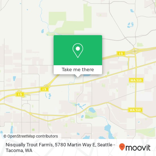 Nisqually Trout Farm's, 5780 Martin Way E map