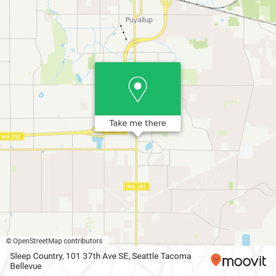 Sleep Country, 101 37th Ave SE map