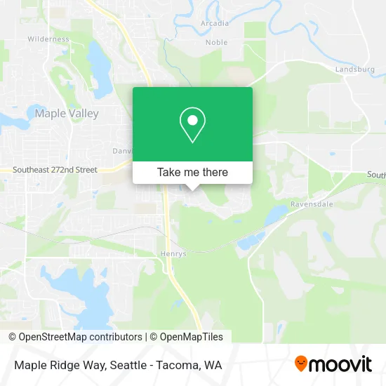Mapa de Maple Ridge Way