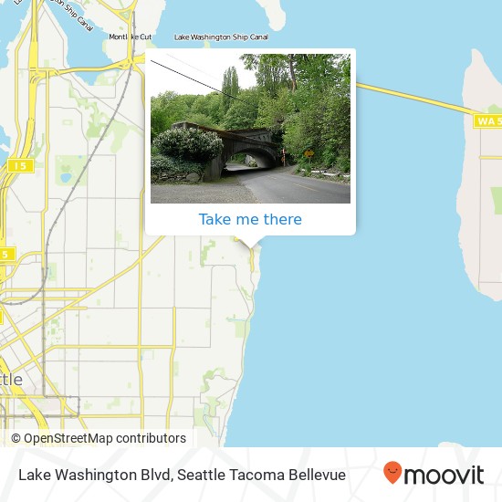 Lake Washington Blvd, Seattle, WA 98112 map